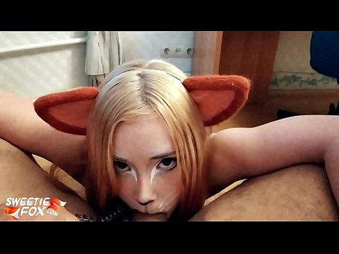 ❤️ Kitsune swallow dick agus cum ina bhéal ️❌  Porn na Rúise  linn